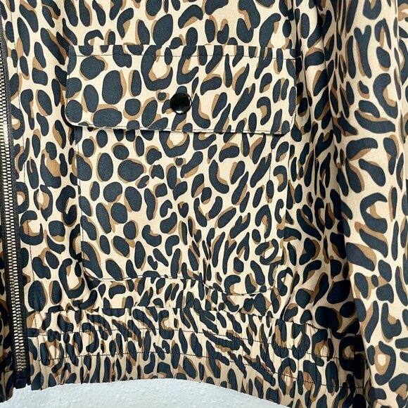 Chico's Zenergy Cheetah-Print Zip Athletic Jacket Size 1 (Us 8-10) - Picture 9 of 12